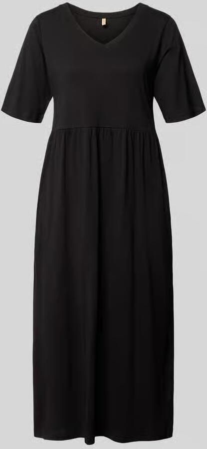 Soyaconcept midi-jurk met smokdetails model 'DERBY' - Foto 3