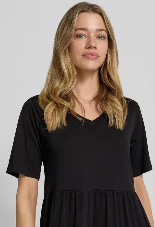 Soyaconcept midi-jurk met smokdetails model 'DERBY' - Foto 2