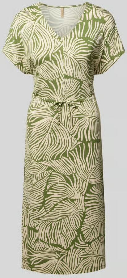 Soyaconcept Midi-jurk met strikceintuur model 'MARICA' - Foto 2