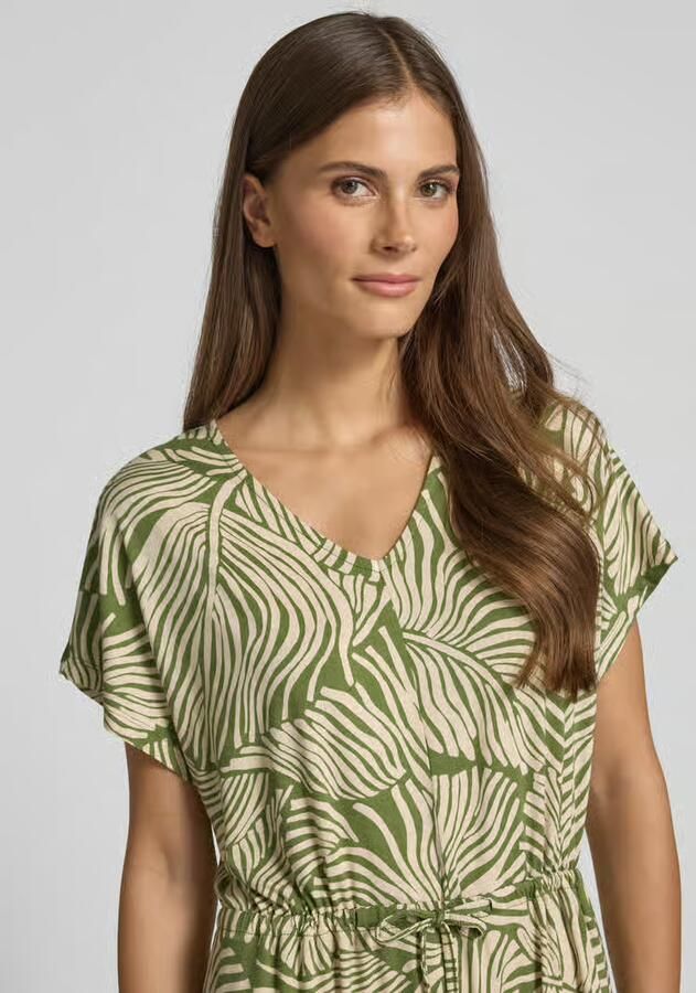Soyaconcept Midi-jurk met strikceintuur model 'MARICA'