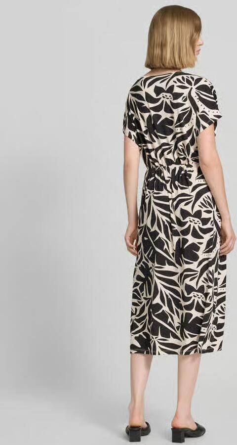 Soyaconcept midi-jurk met trekkoord en V-hals model 'MARICA' - Foto 3