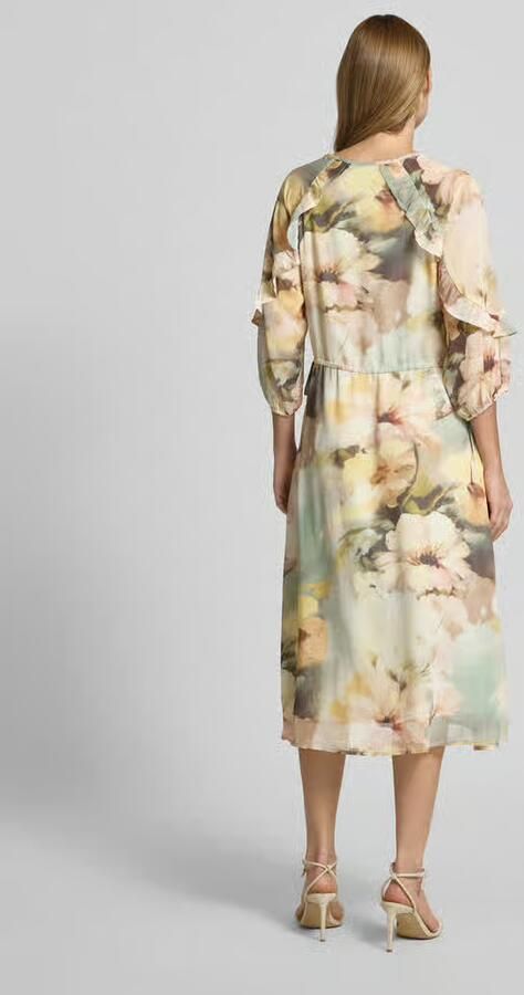 Soyaconcept midi-jurk met V-hals - Foto 3