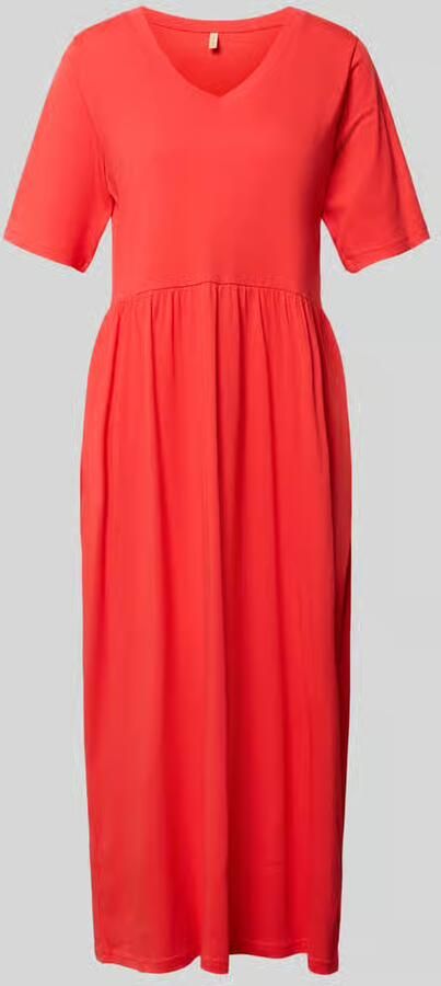 Soyaconcept midi-jurk met V-hals model 'NETTI' - Foto 2
