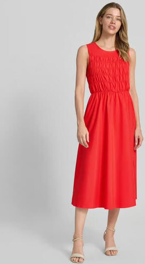 Soyaconcept midi-jurk met V-hals model 'NETTI' - Foto 3