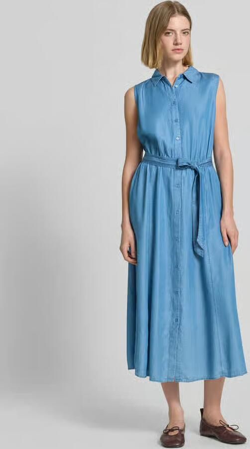 Soyaconcept Overhemdjurk met strikceintuur model 'LIV' - Foto 3