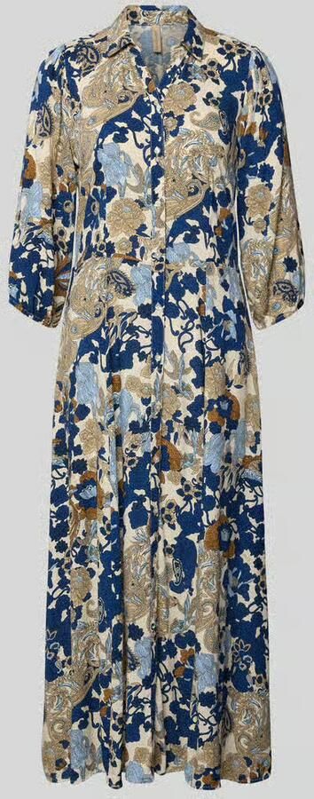 Soyaconcept Overhemdjurk van viscose met 3 4-mouwen model 'Cunilla' - Foto 2