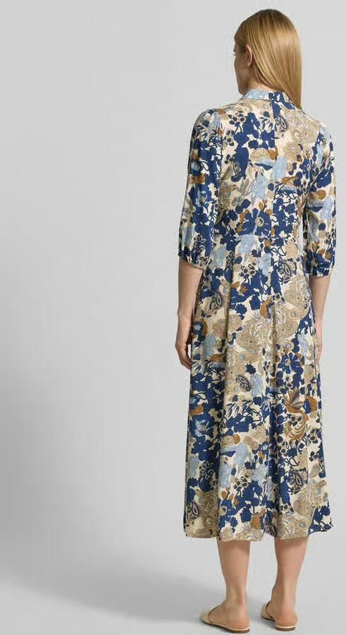Soyaconcept Overhemdjurk van viscose met 3 4-mouwen model 'Cunilla'