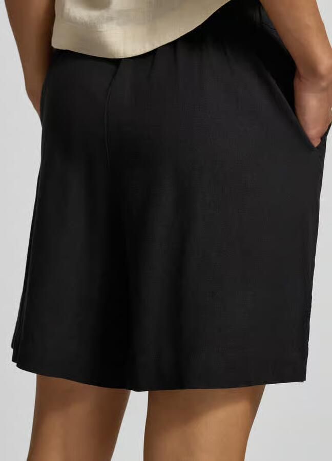 Soyaconcept regular fit bermuda's van mix van linnen en viscose model 'Ina'