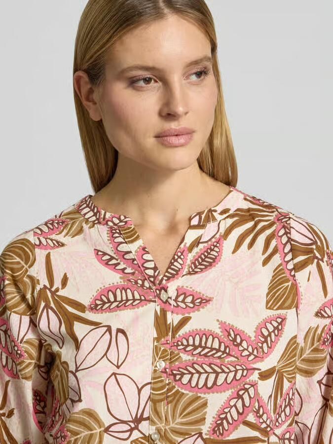 Soyaconcept regular fit blouse met een all-over bloemenmotief