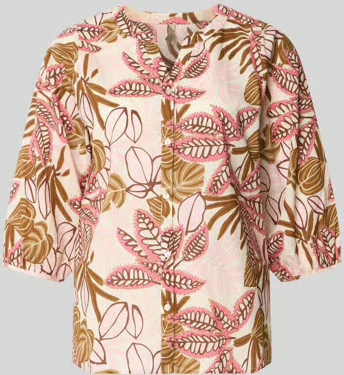 Soyaconcept regular fit blouse met een all-over bloemenmotief - Foto 2