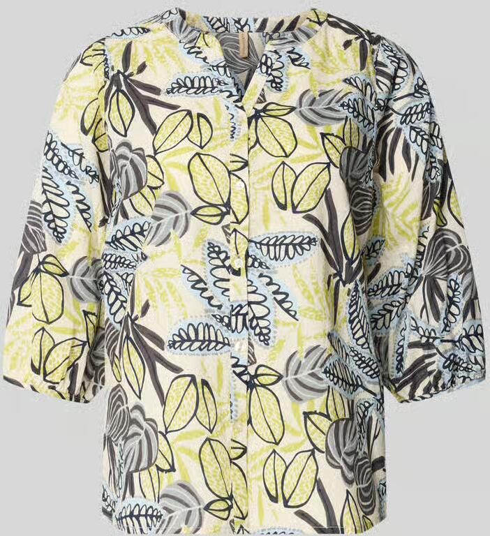 Soyaconcept regular fit blouse met een all-over bloemenmotief - Foto 2