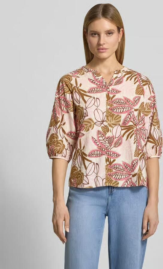 Soyaconcept regular fit blouse met een all-over bloemenmotief - Foto 2