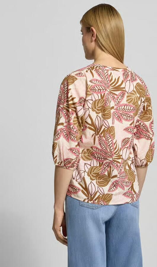 Soyaconcept regular fit blouse met een all-over bloemenmotief - Foto 3