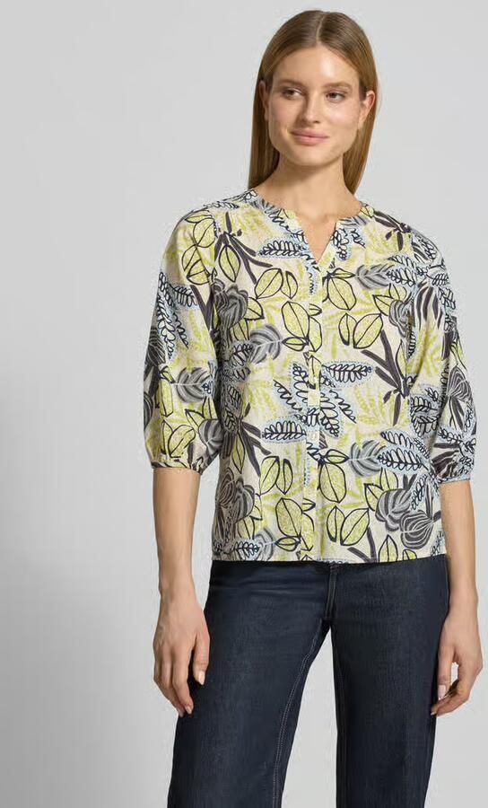 Soyaconcept regular fit blouse met een all-over bloemenmotief - Foto 4