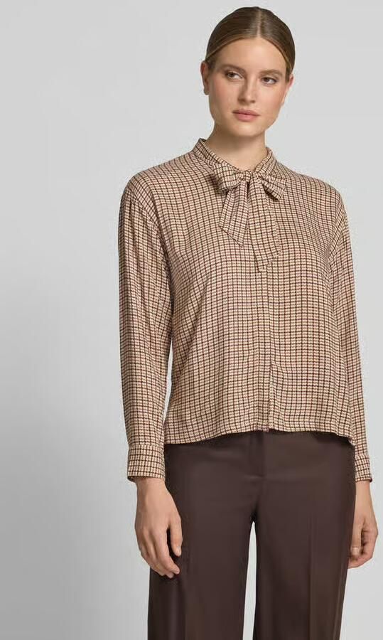 Soyaconcept Regular fit blouse met lange mouwen van zuivere viscose model 'HALIA' - Foto 3