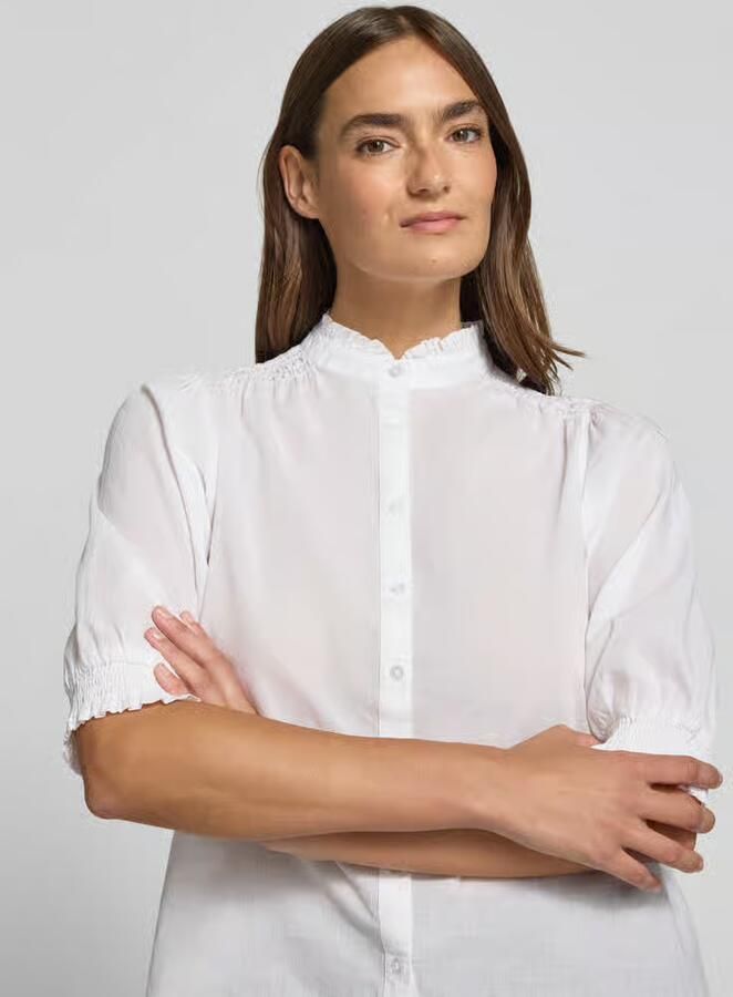 Soyaconcept regular fit blouse met opstaande kraag model 'CALISTE' - Foto 3