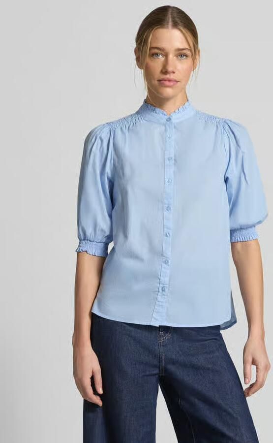 Soyaconcept regular fit blouse met opstaande kraag model 'CALISTE' - Foto 3