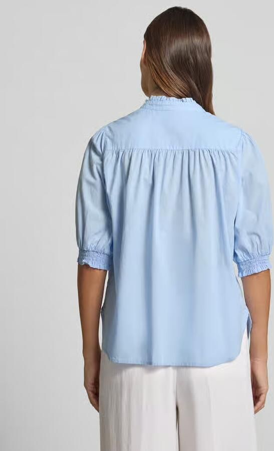 Soyaconcept regular fit blouse met opstaande kraag model 'CALISTE' - Foto 4
