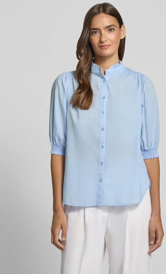 Soyaconcept regular fit blouse met opstaande kraag model 'CALISTE' - Foto 5