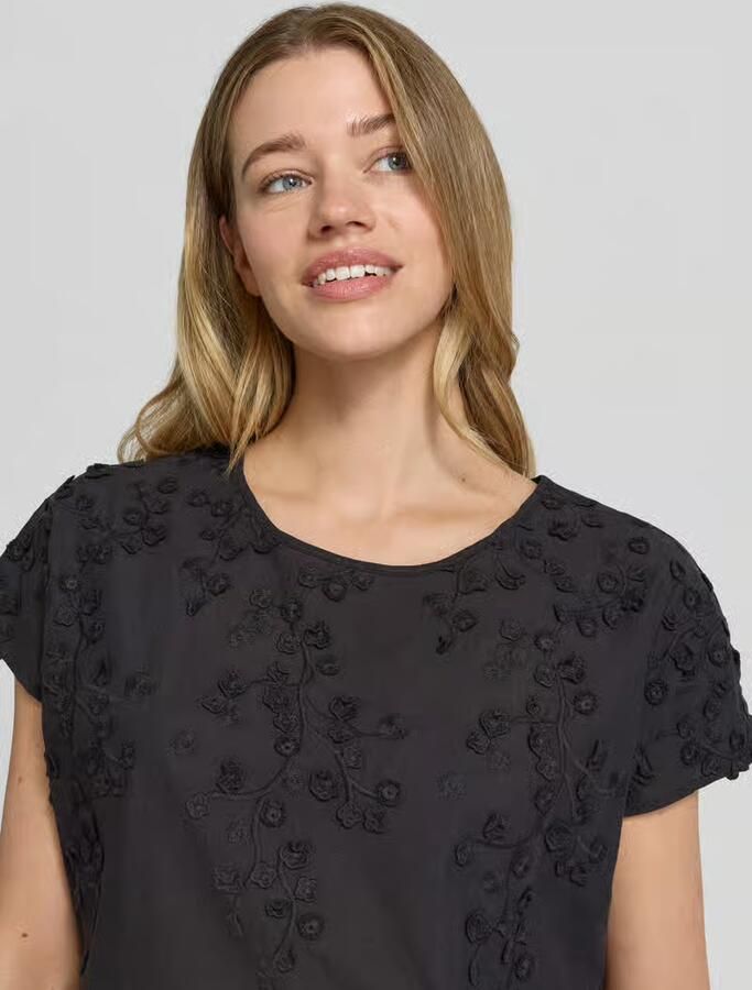 Soyaconcept regular fit blouse met ronde hals model 'FAHIMA'
