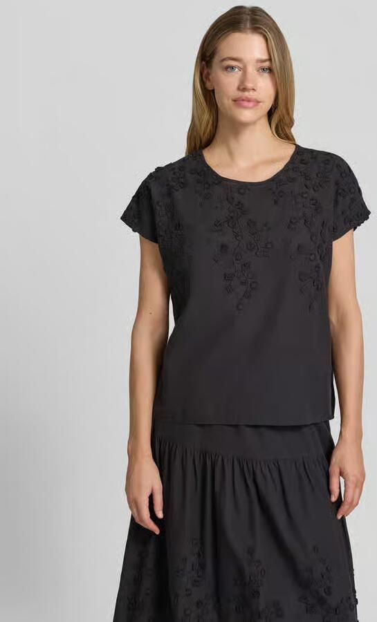 Soyaconcept regular fit blouse met ronde hals model 'FAHIMA' - Foto 4