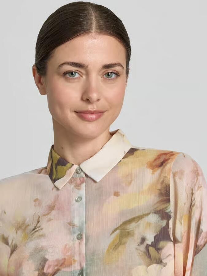 Soyaconcept regular fit blouse met ruches model 'CARMEN'
