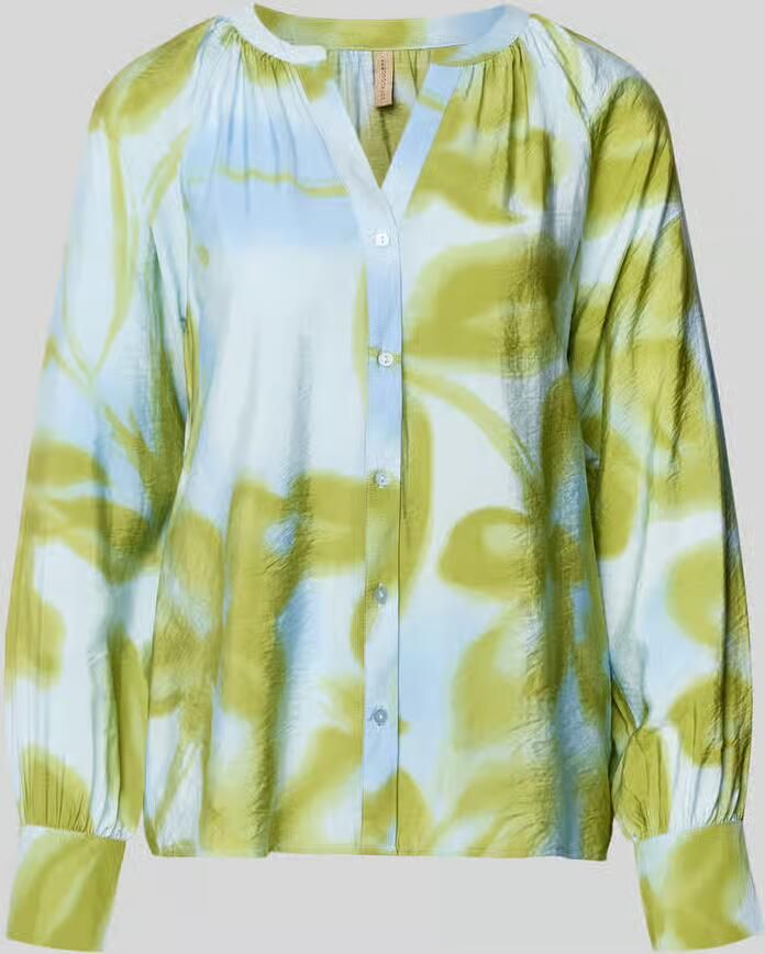 Soyaconcept regular fit blouse met V-hals model 'CATE 2' - Foto 5