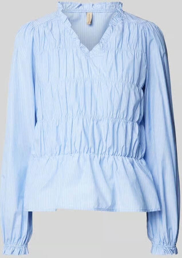Soyaconcept Regular fit blouse met V-hals model 'ONARI'