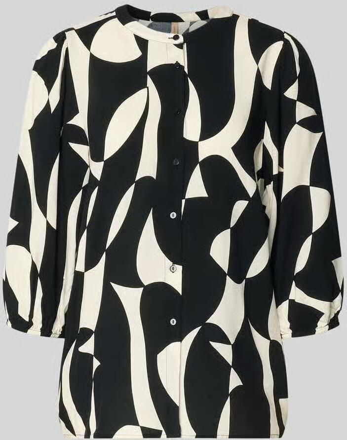 Soyaconcept regular fit blouse van viscose met 3 4-mouw model 'CHANISE' - Foto 5
