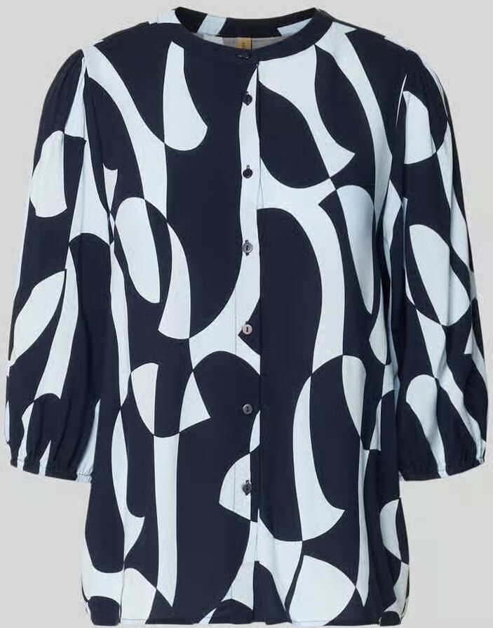 Soyaconcept regular fit blouse van viscose met 3 4-mouw model 'CHANISE' - Foto 2