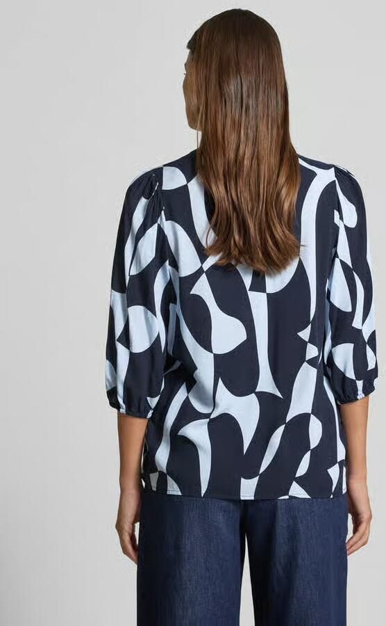 Soyaconcept regular fit blouse van viscose met 3 4-mouw model 'CHANISE' - Foto 2