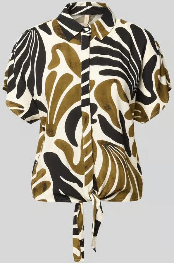 Soyaconcept regular fit blouse van viscose met knoopdetail model 'FELDI' - Foto 2
