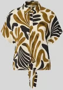 Soyaconcept regular fit blouse van viscose met knoopdetail model 'FELDI'