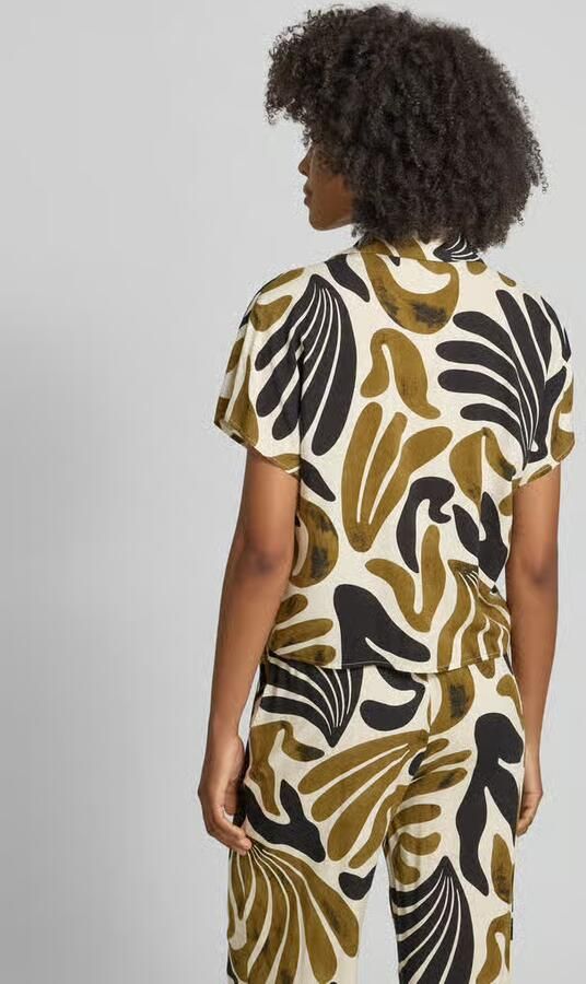 Soyaconcept regular fit blouse van viscose met knoopdetail model 'FELDI'