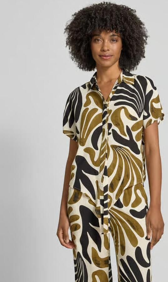 Soyaconcept regular fit blouse van viscose met knoopdetail model 'FELDI' - Foto 3