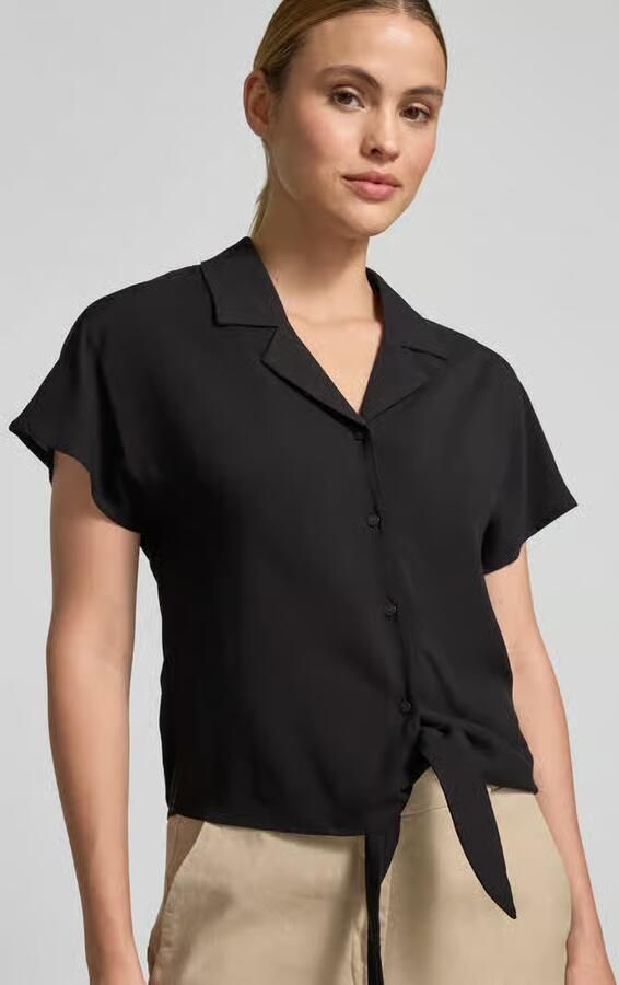 Soyaconcept regular fit blouse van viscose met knoopdetail model 'RADIA' - Foto 3