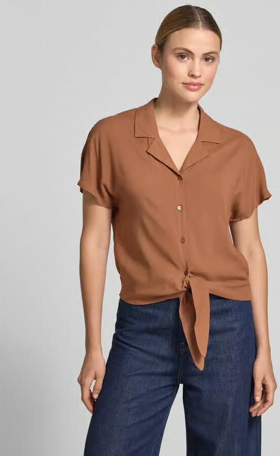 Soyaconcept regular fit blouse van viscose met knoopdetail model 'RADIA' - Foto 4