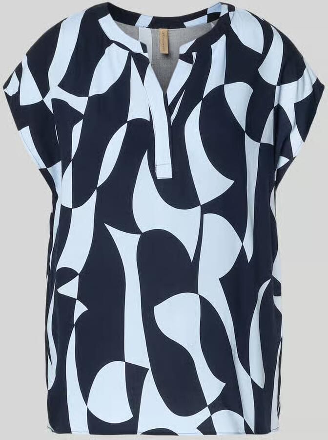 Soyaconcept regular fit blouse van viscose met V-hals model 'CHANISE' - Foto 2