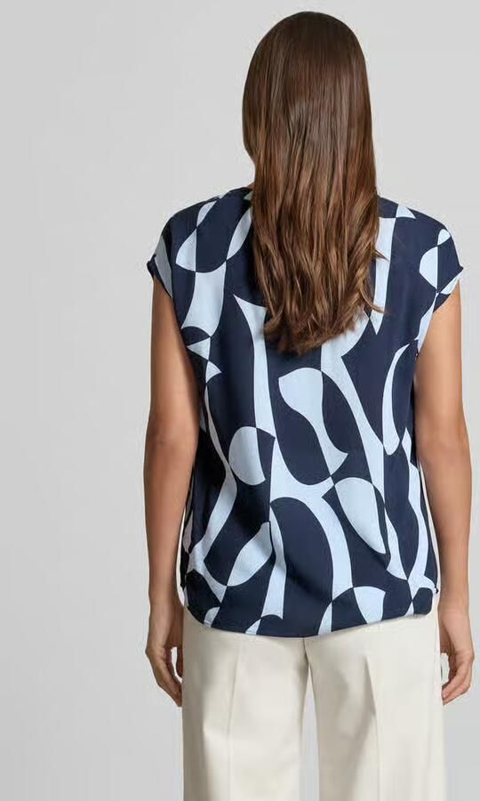 Soyaconcept regular fit blouse van viscose met V-hals model 'CHANISE'