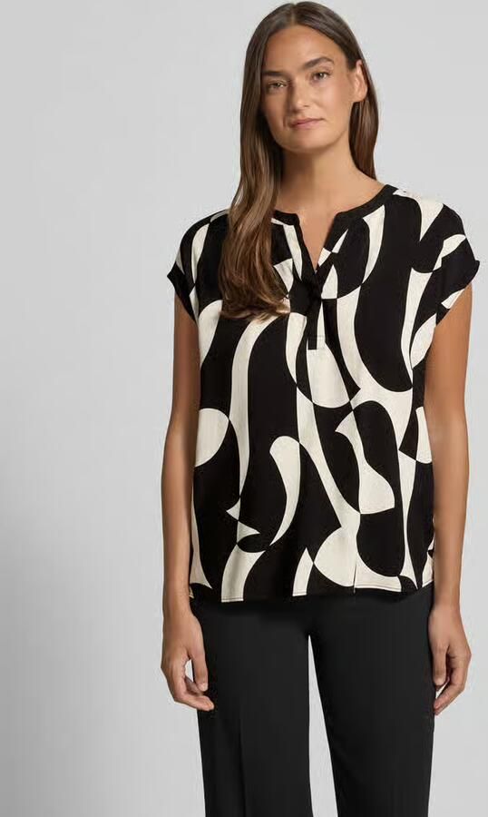 Soyaconcept regular fit blouse van viscose met V-hals model 'CHANISE' - Foto 7