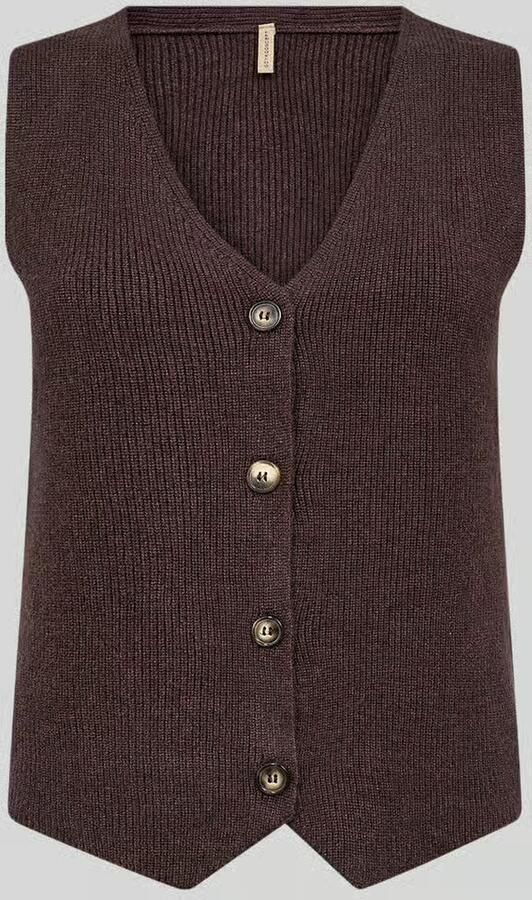 Soyaconcept Regular fit bodywarmer van viscosemix model 'KANITA'