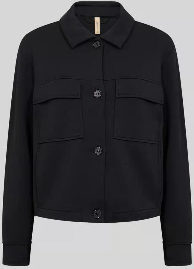 Soyaconcept Regular fit cardigan van modalmix met klassieke kraag