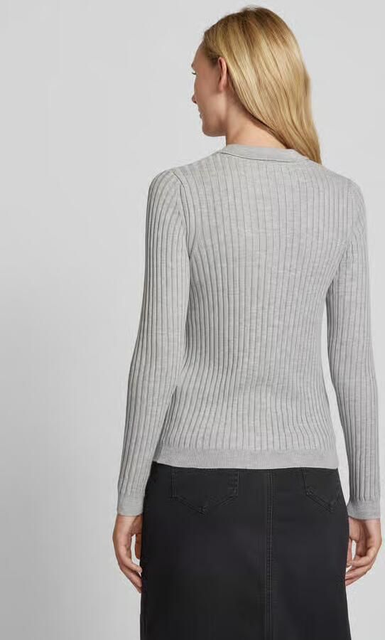 Soyaconcept Regular fit gebreid jack met wol model 'FETIMA'