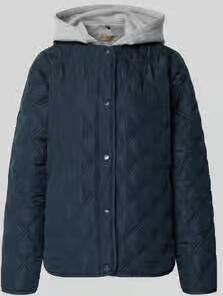 Soyaconcept regular fit jack in stiksels met capuchon model 'Fenya'