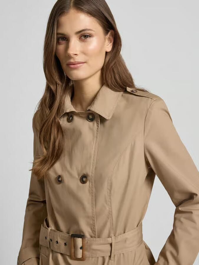 Soyaconcept regular fit lange jas met platte kraag model 'Lora' - Foto 4