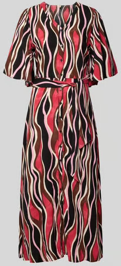 Soyaconcept regular fit midi-jurk van pure viscose model 'Cammi' - Foto 2