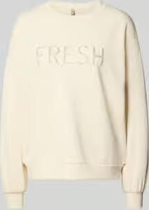 Soyaconcept regular fit sweatshirt met siersteentjes model 'Banu'