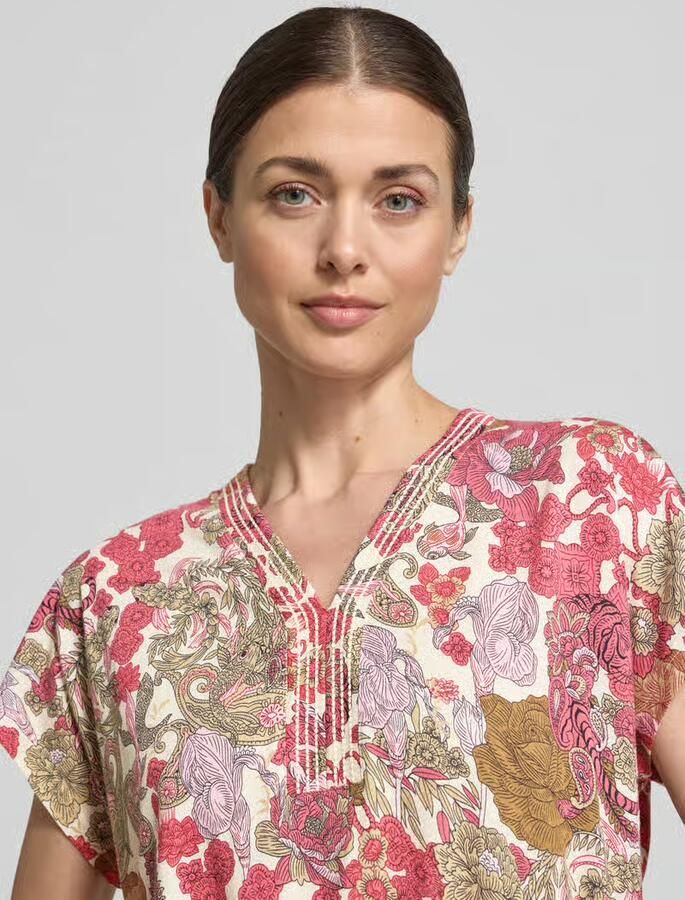 Soyaconcept regular fit T-shirt van viscosemix model 'Felicity'