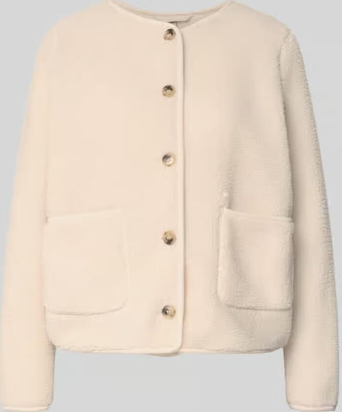 Soyaconcept regular fit teddyjack met opgestikte zakken model 'SC-ONYX 2'