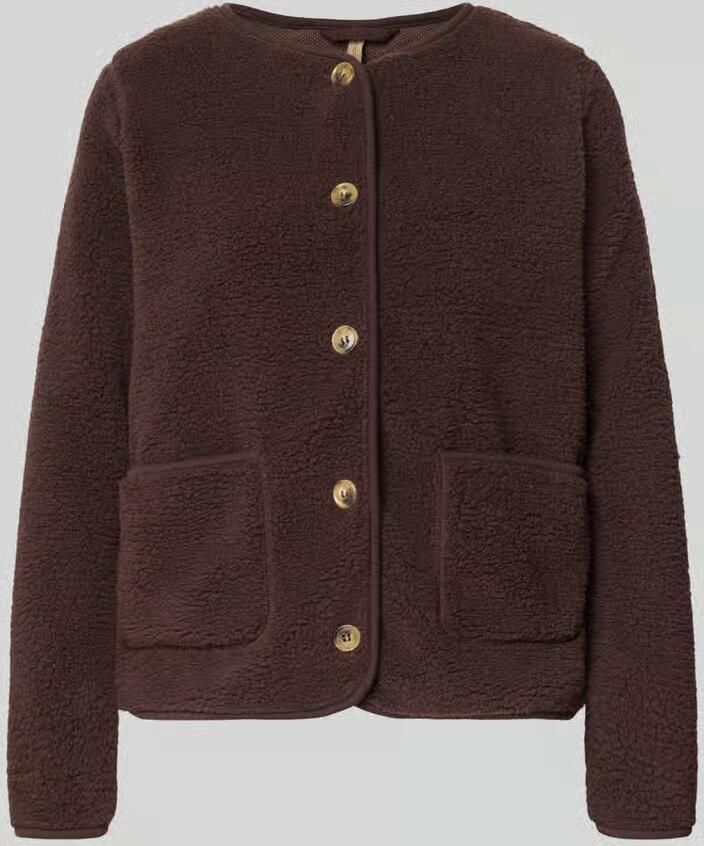 Soyaconcept regular fit teddyjack met opgestikte zakken model 'SC-ONYX 2' - Foto 3